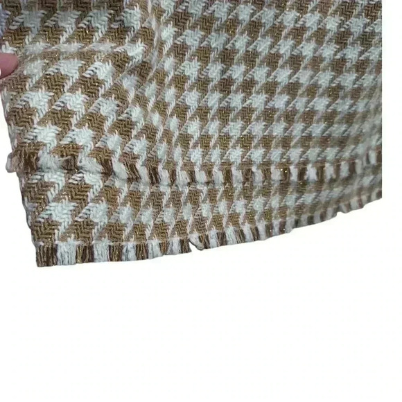 NWT Allen Schwartz Wool Blend Houndstooth Midi Skirt - Picture 3 of 5